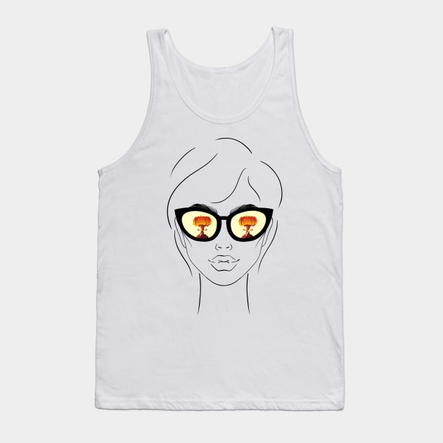 The Future's So Bright, I've got to Wear Shades Tank Top by Marshmalone
